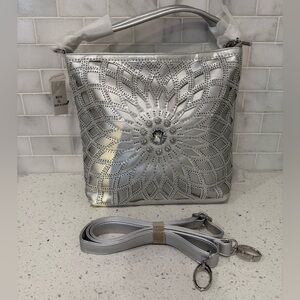 NWT Chic Silver Women's Shoulder Bag